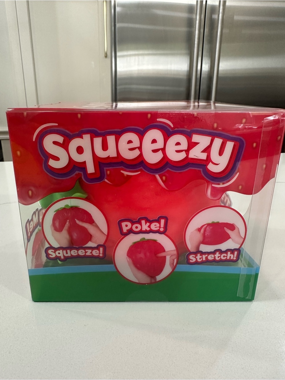 Sunny days strawberry Squeezy toy